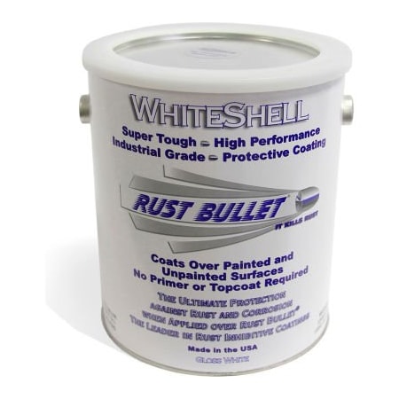 Rust Bullet Llc Rust Bullet WhiteShell Protective Coating and Topcoat Gallon Can WSG